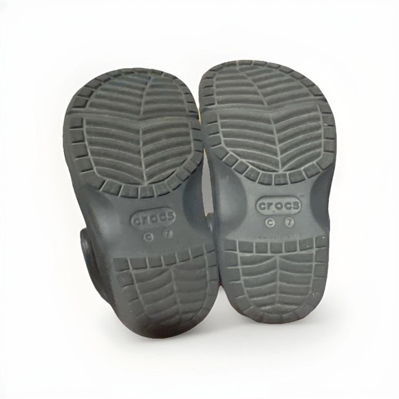 Crocs Kids Classic Clogs Black Size C7 - Picture 7 of 7